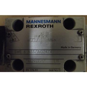 MANNESMANN REXROTH Ventilmagnet  3WE 6 A53/AG24Z4