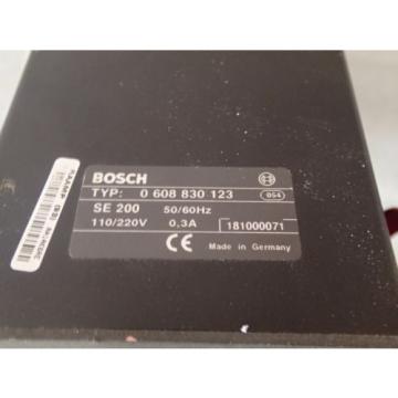 Warranty Bosch SE 200 Digital Servo Controller Drive Rexroth 0 608 830 123 Robot