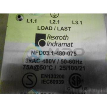 REXROTH NFD03.1-480-075 LINE FILTER MODULE *NEW IN BOX*