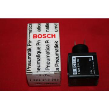 NEW Bosch Rexroth Solenoid Valve Coil 24VDC - 1 824 210 292 - 1824210292 - BNIB