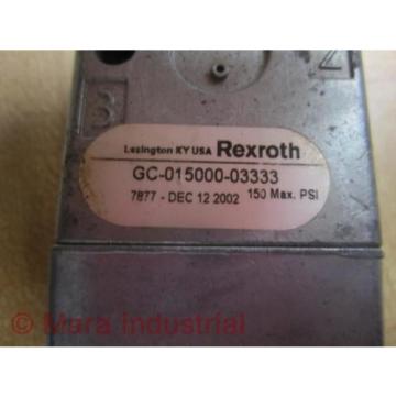 Rexroth GC-015000-03333 Directional Valve GC01500003333 - New No Box