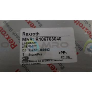 REXROTH R106763040 LINEAR SET *NEW IN BOX*