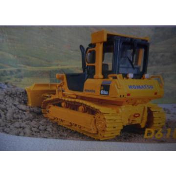 Komatsu NEEDLE ROLLER BEARING D61EX  Bulldozer  with  Metal  Tracks Scale Models Die Cast Licenced