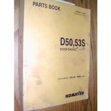 Komatsu NEEDLE ROLLER BEARING D50  D53S-16  PARTS  MANUAL  BOOK CATALOG TRACK LOADER DOZER SHOVEL GUIDE