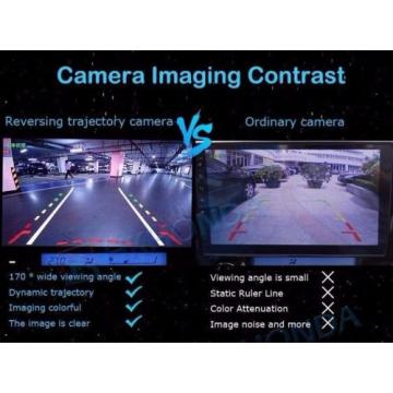 4.3 TFT mirror Monitor + 4 LED Car Dynamic Track Rear View Reverse CCD Camera