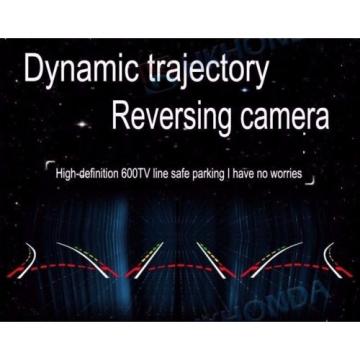 4 LED color Car Dynamic Track Rear View Reverse CCD Camera tracking For Volvo