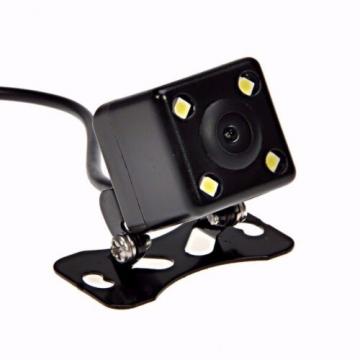 4 LED color Car Dynamic Track Rear View Reverse CCD Camera tracking