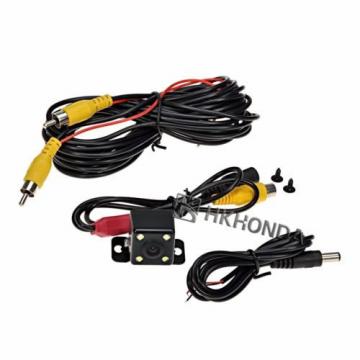 4 LED Car Dynamic Track Rear View Reverse trajectory CCD Camera tracking Lines