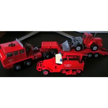 Convoi pompiers : Berliet T12 + tracto Volvo + half track dépanneuse