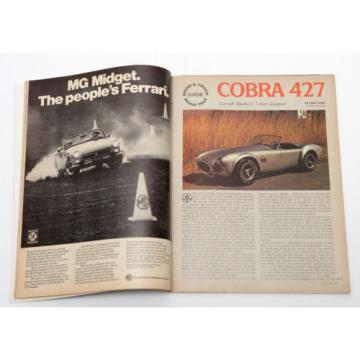 Road &amp; Track Magazine July 1974 VW 412 Volvo 145 Toyota Mark II Cobra 427 Mazda