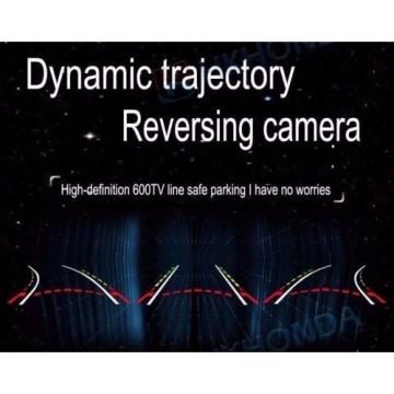 4 LED Car Dynamic Track Rear View Reverse CCD Camera tracking For Volvo