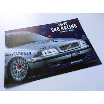 1998 Volvo BTCC S40 Racing Track Attack International Edition Poster Brochure