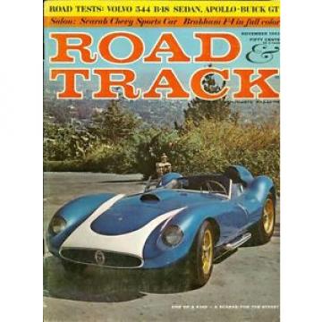 1963 Road &amp; Track Magazine: Scarab/Volvo 544 B-18 Sedan/Apollo Buick GT/Barbham