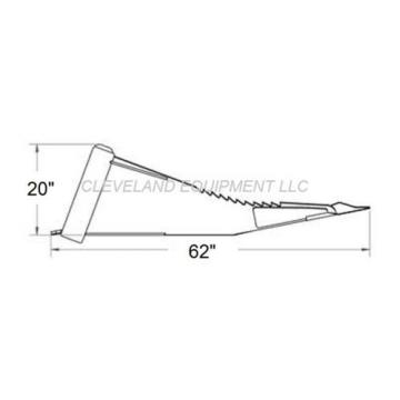 NEW 62&#034; XL STUMP BUCKET ATTACHMENT Volvo JCB Yanmar Case Skid-Steer Track Loader