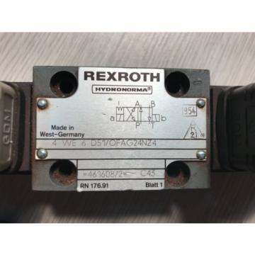 NEW Rexroth hydronorma 4 WE 6 D51/OFAG24NZ4
