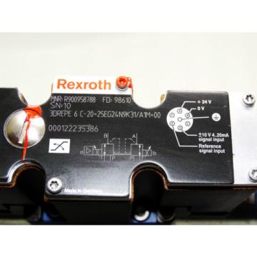 Rexroth  R900958788 / 3DREPE 6 C-20=25EG24N9K31/A1M=00  + R900755997 Invoice