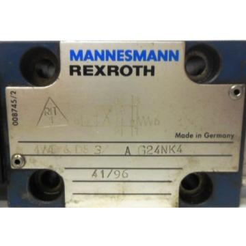 REXROTH MANNESMANN HYDRAULIC VALVE 4WE6D53/AG24NK4