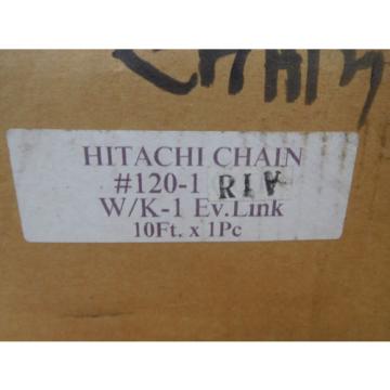HITACHI CHAIN # 120-1 RIV W/K-1 Ev.Link 10FT