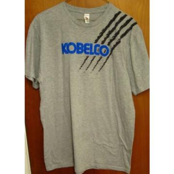 KOBELCO Japan lrg T shirt Kobe Steel iron ore logo tee Conexpo Chuo-Ku