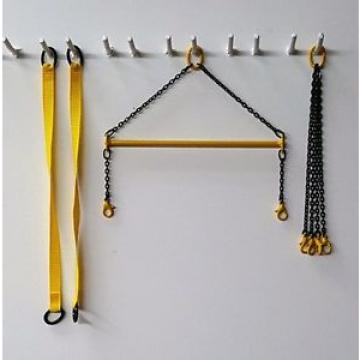 4&#034; Brass Crane Spreader Bar Set in Kobelco Yellow. 1:50 1:48th Scale. USA Made