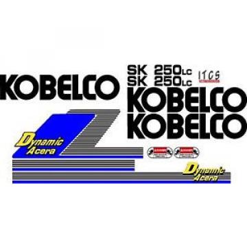 Kobelco SK 250LC Excavator Decal Set with Dynamic Acera &amp; ITCS Decals ++