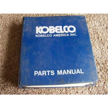 Kobelco SK220 LQU0001- SK220LC LLU0601- Excavator Factory Parts Catalog Manual
