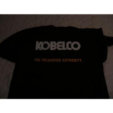 Kobelco T-Shirt XL &amp; Kobelco Blue Lanyard for Construction Excavators &amp; Koozie