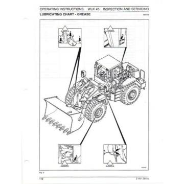 KOBELCO WLK45 Wheel Loader Shop Manual and Operating Instructions repair service