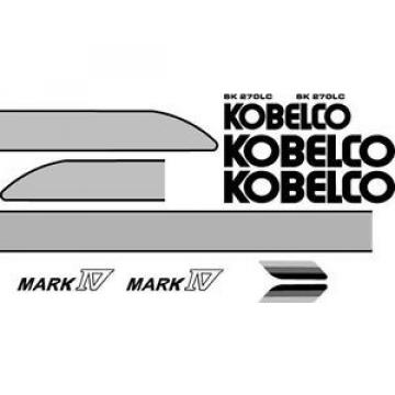 Kobelco SK 270LC Excavator Decal Set with Mark IV Decals