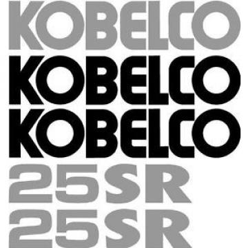 Kobelco 25SR Excavator Decal Set Brand New