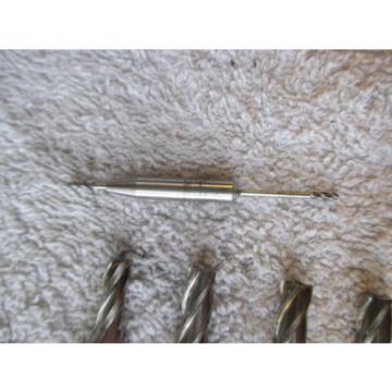 Lot of 11 Double End Mills. Kobelco. 1/16&#034;, 1/4&#034;, 3/8&#034;, and 1/2&#034;. Four Flute