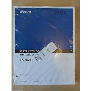 Kobelco Excavator SK30SR-3 parts book manual S3PW00018ZE-02 NA
