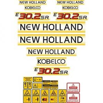 New Holland Kobelco E30.2SR Mini Digger Decal Kit