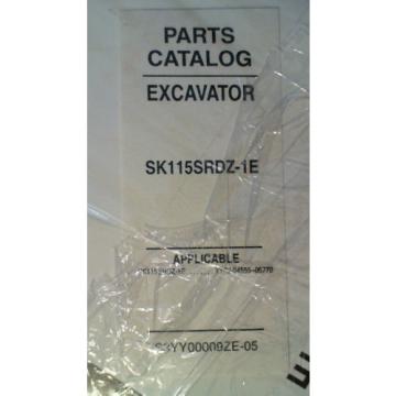 Kobelco SK115SRDZ-1E YY03-04555-05770 Excavator Parts Manual S3YY00009ZE-05 4/05