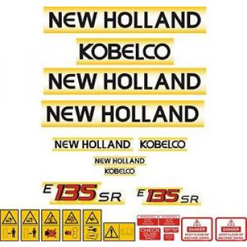 New Holland Kobelco E135SR Digger Decal Kit