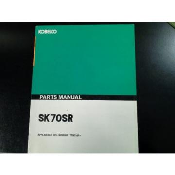 (D) Kobelco SK70SR Parts Manual