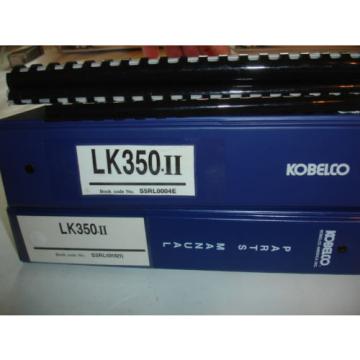 Kobelco LK350-II  LK350 Wheel Loader SHOP MANUAL PARTS OPERATORS Catalog Service