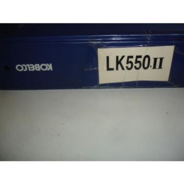 Kobelco Wheel Loader SHOP MANUAL &amp; PARTS CATALOG Model LK550-II 550 List Service