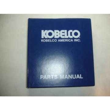Kobelco SK100 Hydraulic Excavator Factory Parts MANUAL Catalog Service Shop OEM