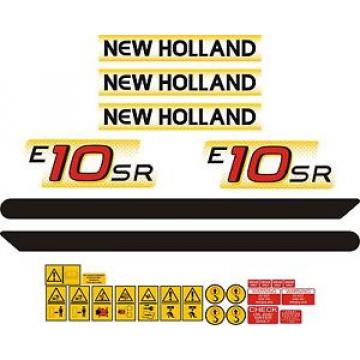 New Holland Kobelco E10SR Mini Digger Decal Kit