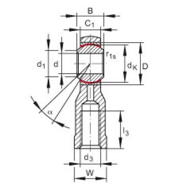 FAG rolamento f6982 Rod ends - GIKSL22-PS