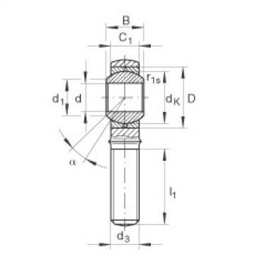 FAG bearing nsk ba230 specification Rod ends - GAKL22-PB