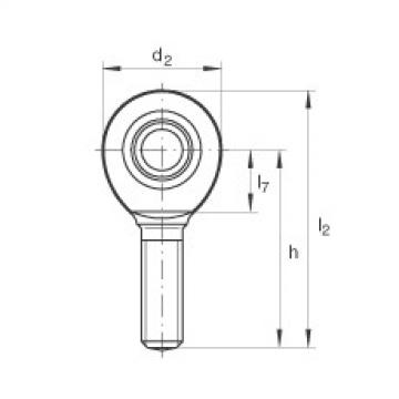 FAG distributor of fag bearing in italy Rod ends - GAL35-UK-2RS