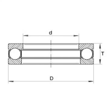 FAG rolamento f6982 Axial deep groove ball bearings - W5