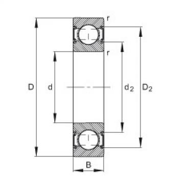 FAG bearing size chart nsk Deep groove ball bearings - 6309-C-2HRS