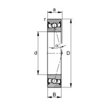 FAG ntn flange bearing dimensions Spindle bearings - HSS71912-C-T-P4S