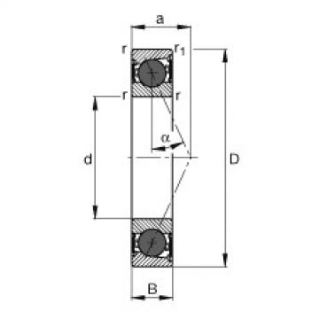 FAG nsk bearing series Spindle bearings - HCB7203-E-2RSD-T-P4S
