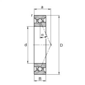 FAG fag ball bearing philippines Spindle bearings - HS71917-E-T-P4S