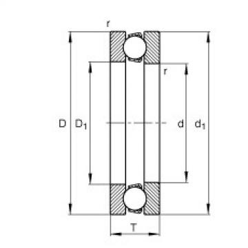 thrust ball bearing applications 51144-MP FAG