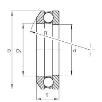 FAG bearing nsk ba230 specification Axial deep groove ball bearings - 4108